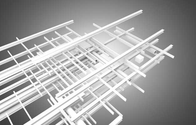 Abstrato base de tecnologia. Ilustração 3D