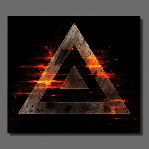 abstrato capa do álbum triângulo preto