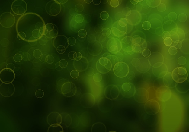 Abstrato circular verde bokeh fundo. modelo de design de recursos gráficos.