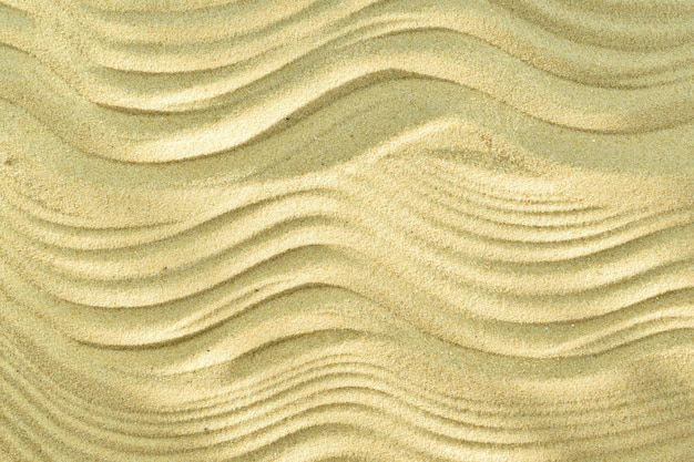 Abstrato com ondas na areia A textura da areia da praia