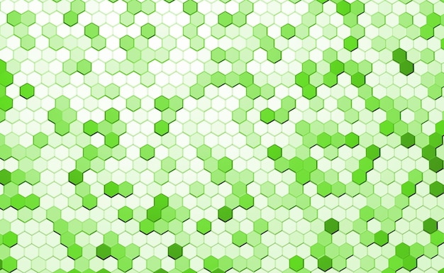 Abstrato da superfície de ilustração 3d de hexágonos de azulejos hexagonais