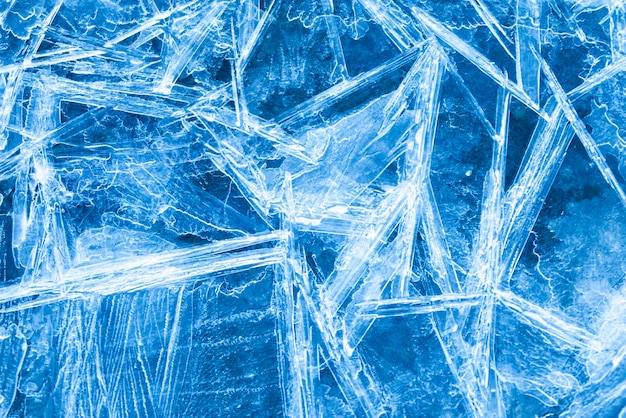 Abstrato da textura do gelo