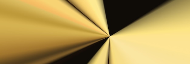 Abstrato de banner web dourado