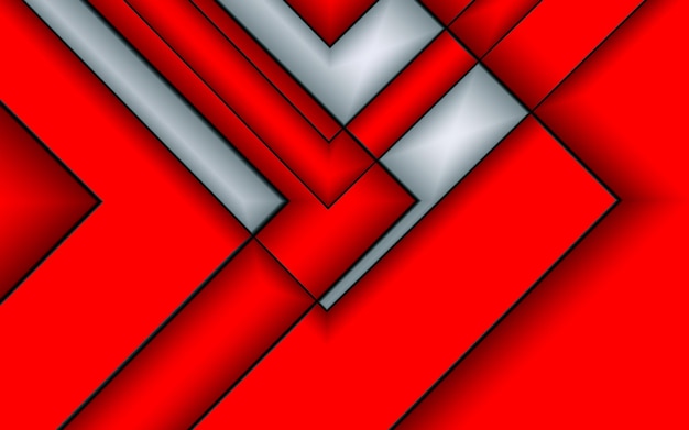 Abstrato de geometria de germe vermelho