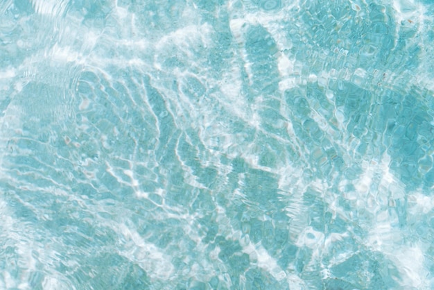 abstrato de onda de água azul ou fundo de textura de bolha natural