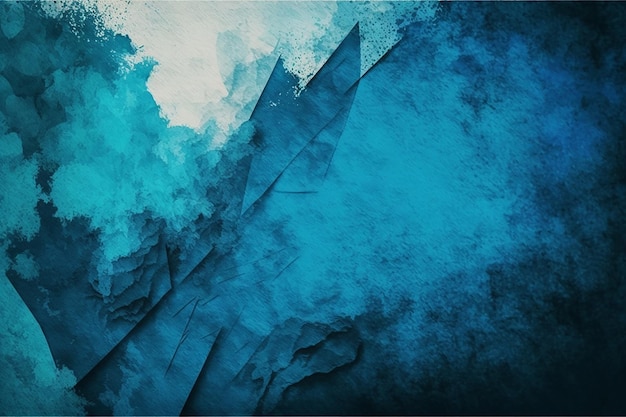 Abstrato de respingos de aquarela azul