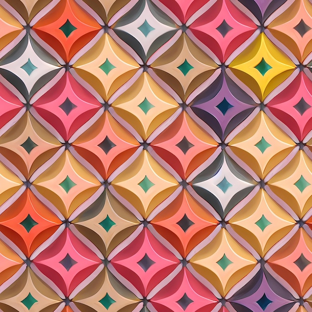 Abstrato étnico Boho Design de padrão de repetição sem costura para impressão de tecido de design têxtil IA generativa para papel de parede têxtil de tecido impressão digital digital