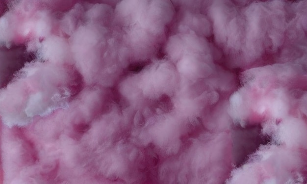 Abstrato fofo matiz suave textura de algodão doce delicioso pano de fundo de algodão rosa Generative Ai