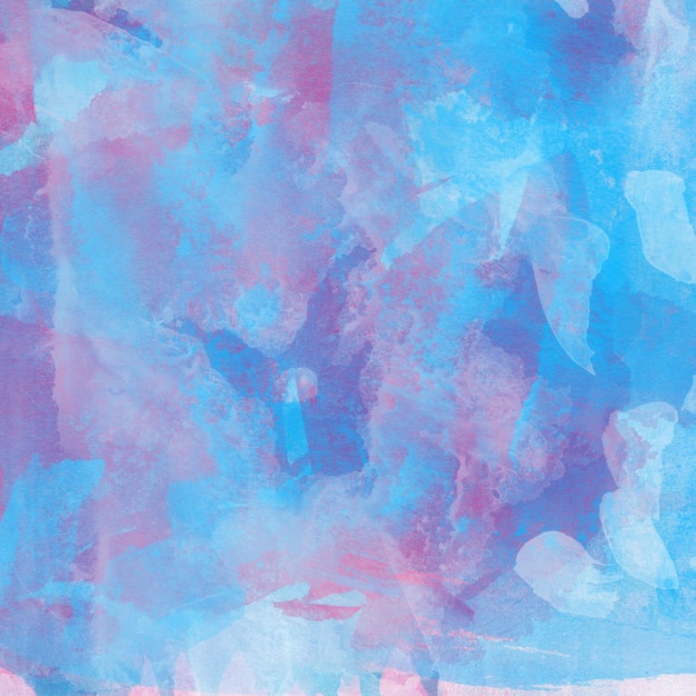 Abstrato fundo aquarela pastel céu azul aquarela rosa pastel pintada