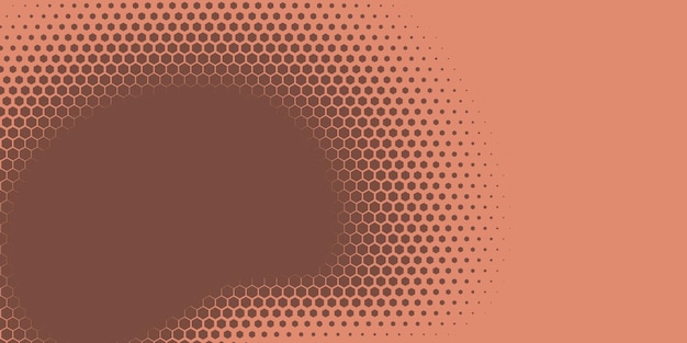 Foto abstrato geométrico hexágono de duas cores de fundo