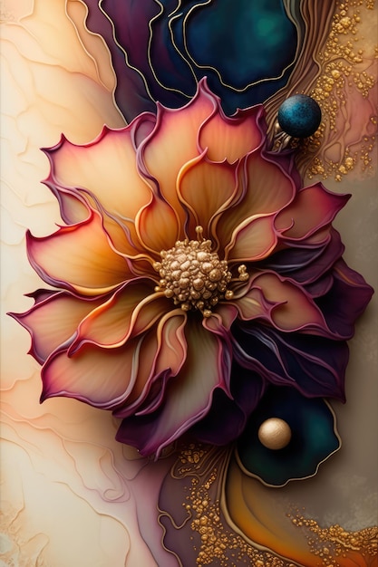 Abstrato lindo fundo de textura floral