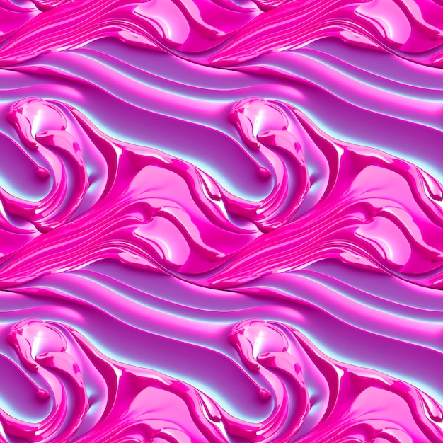 Foto abstrato lindo fundo rosa brilhante textura perfeita creme mástique plasticina criado com ia generativa