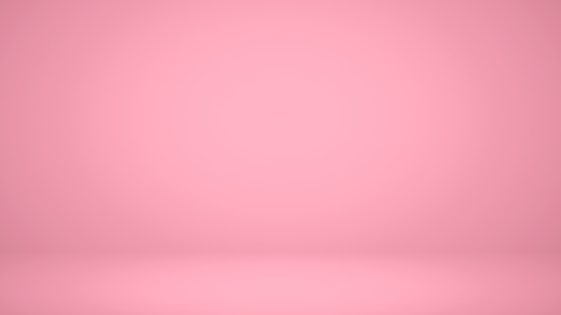 Foto abstrato rosa coral gradiente fundo espaço vazio estúdio para exibir o site de anúncios de produtos