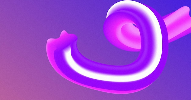 Abstrato roxo gradiente rosa 3D caramelo linha curvada fundo abstrato chiclete