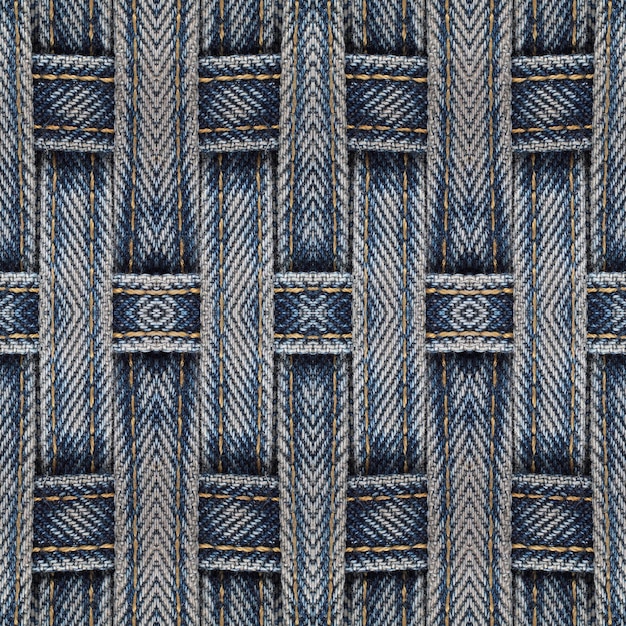 Abstrato sem costura de fundo Jeans texturizado