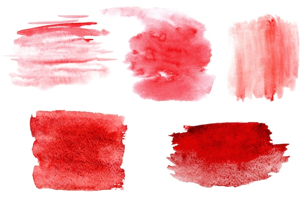 Abstrato vermelho aquarela