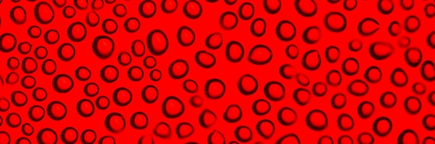 Abstrato vermelho colorido fundo de bolhas de oxigênio. textura de bolhas vermelhas.