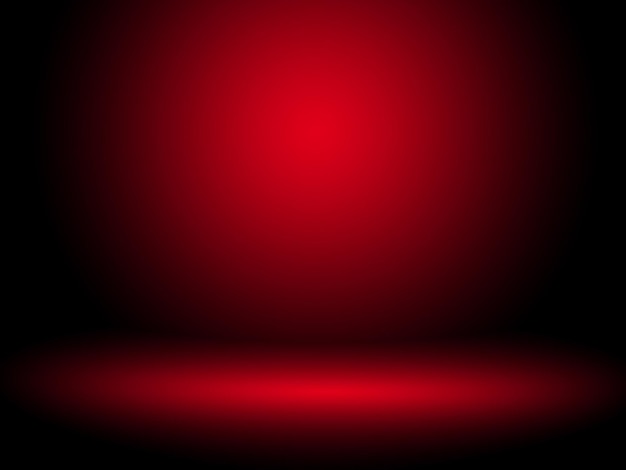 Abstrato vermelho com gradiente suave usado para sala de estúdio de produtos de modelos de web design