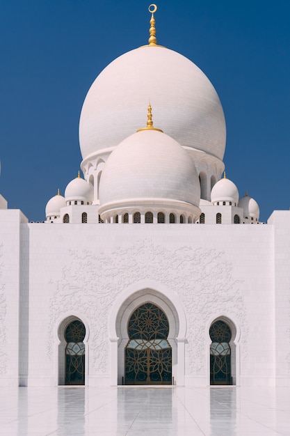 Foto abu dhabi große moschee