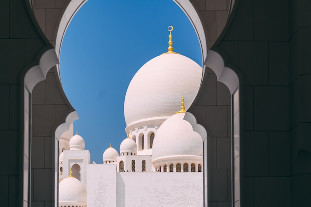 Foto abu dhabi große moschee