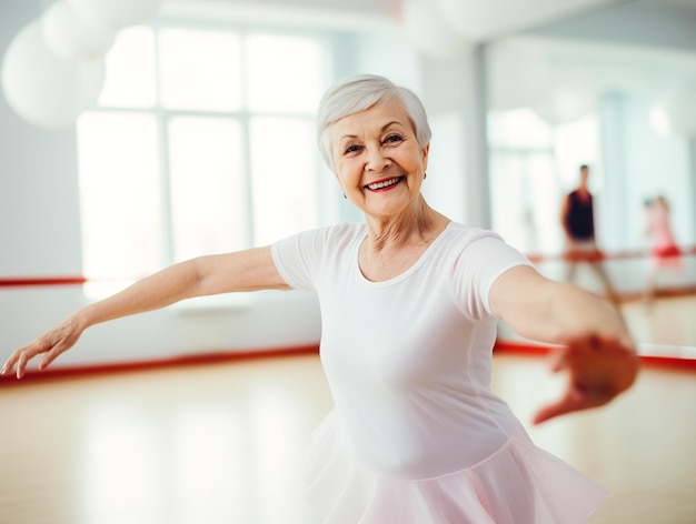 La abuela bailando bailes clásicos