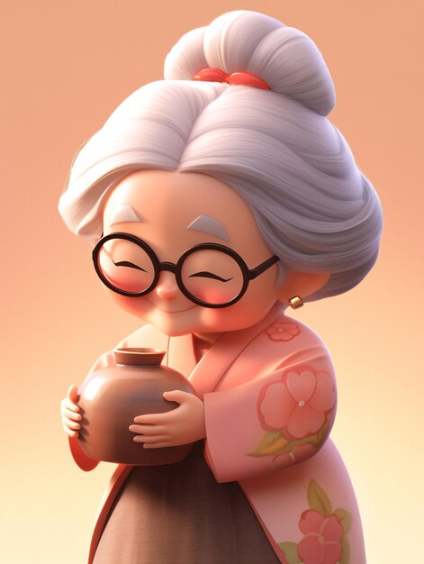 La abuela linda es el material del Festival Chung Yang en 3D.