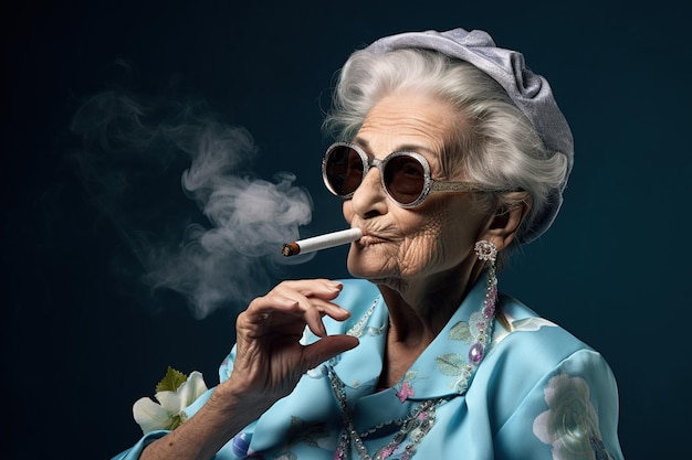 La abuela que fuma