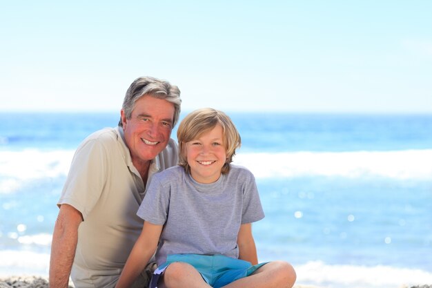 Abuelo con su nieto