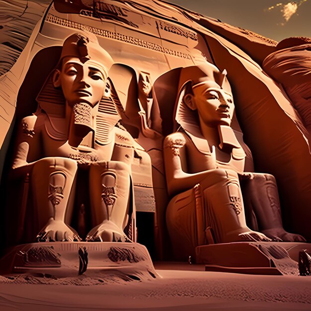 AbuSimbel revela a porta de entrada para o Antigo Egito