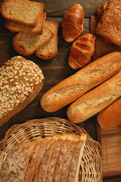 Abwechslungsreiches Brotstillleben