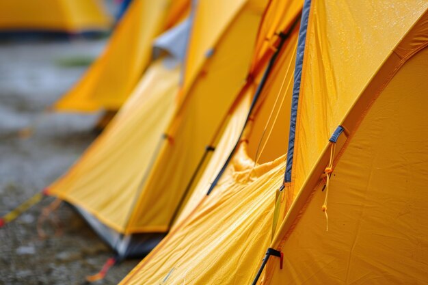 Foto acampamento de tenda no exterior