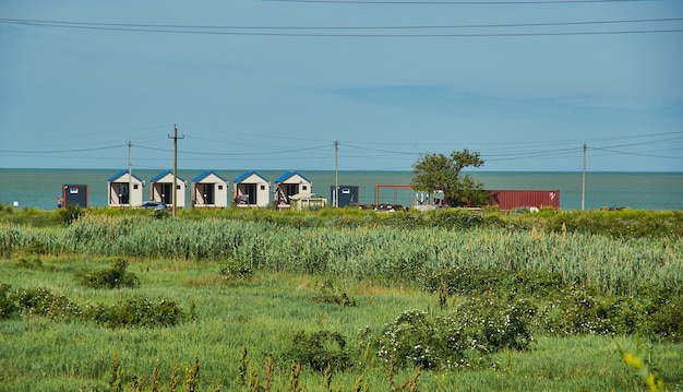 Acampamento do cuspe de dolzhanskaya