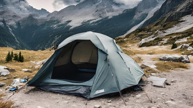 acampar en las montañas 1