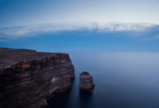 El acantilado del sacramento, lampedusa.