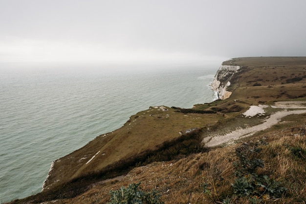 Acantilados Blancos de Dover Reino Unido Inglaterra