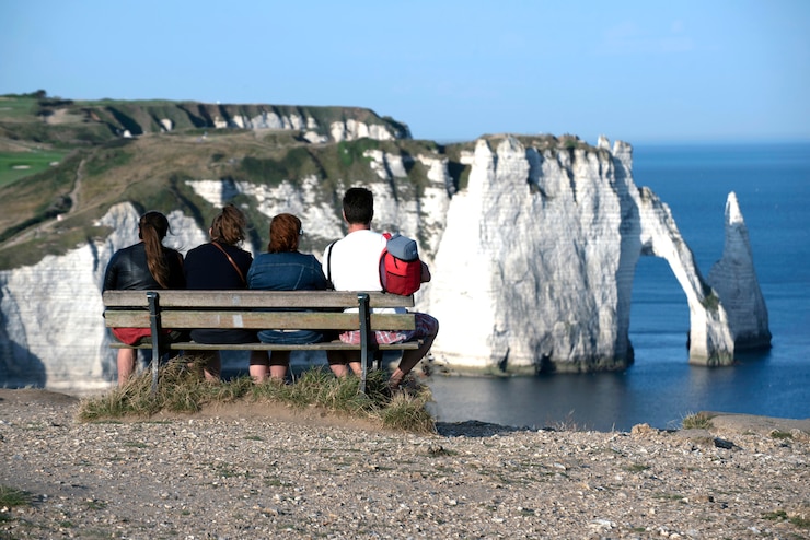 Foto los acantilados de etretat
