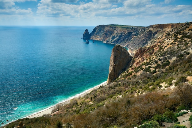 Acantilados de moher en la costa