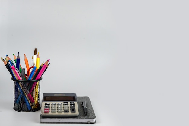 Accesorios para escolares y estudiantes Volver al concepto de papelería escolar artículos escolares