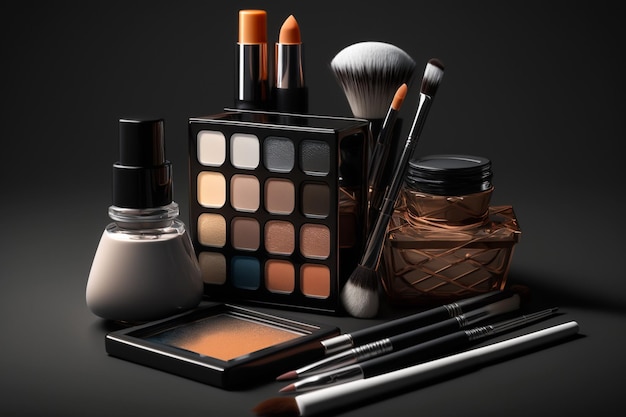 Accesorios y kit de maquillaje y belleza utilizados en todo el mundo El maquillaje o maquilladora consiste en aplicar productos con efecto cosmético para embellecer o disimular la autoestima