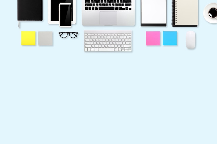 Foto accesorios personales sobre un fondo de color