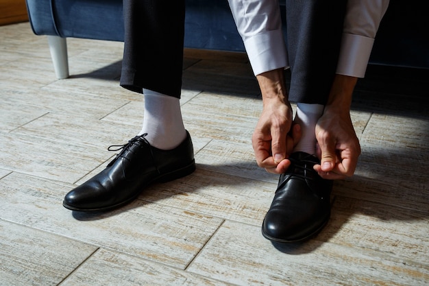 Accessoires des Bräutigams am Hochzeitstag