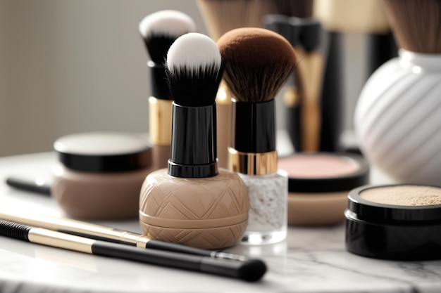 Accessoires und Make-up- und Beauty-Kits, die weltweit verwendet werden Make-up oder Make-up-Make-up besteht aus dem Auftragen von Produkten mit kosmetischer Wirkung, die das Selbstwertgefühl verschönern oder verschleiern