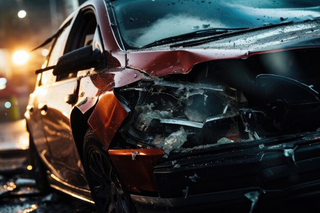 Accidente automovilístico en la carretera Accidentes automovilísticos que causan incendios en la carretera