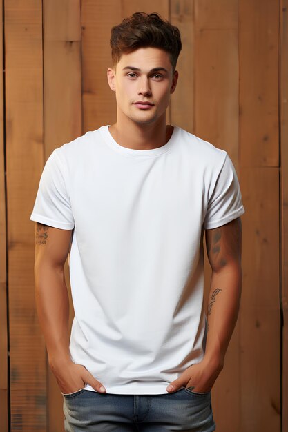 Aceitando a Simplicidade com uma T-Shirt Branca