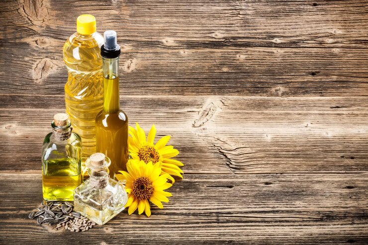 Foto aceite de girasol