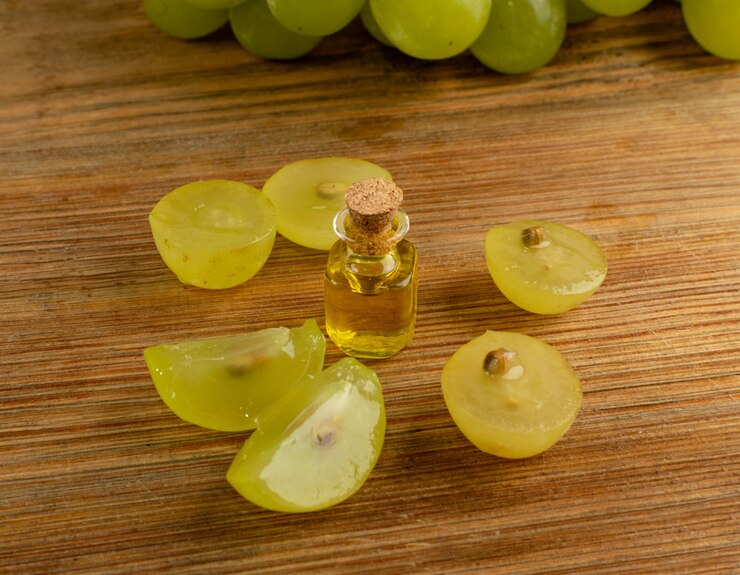 Foto aceite de semillas de uva