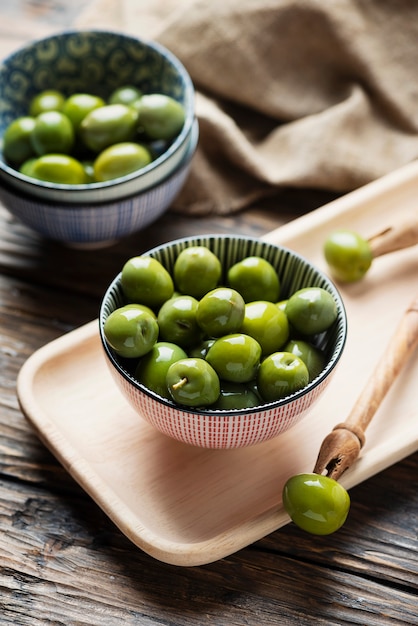 Aceitunas verdes italianas