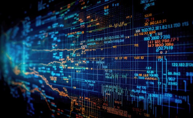 aceptación de cotizaciones financieras con gráficos y gráficos financieros IA generativa