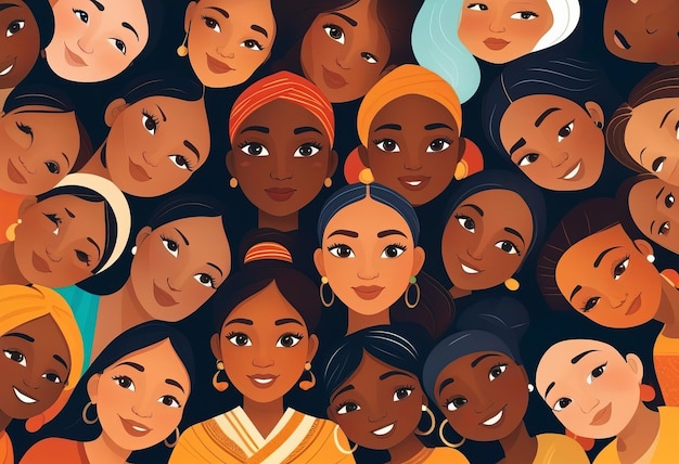 Aceptar la belleza del multiculturalismo a través del empoderamiento de las mujeres