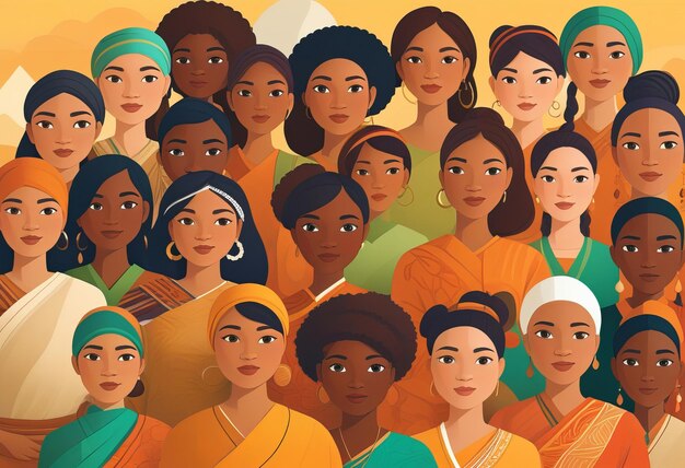 Aceptar la belleza del multiculturalismo a través del empoderamiento de las mujeres